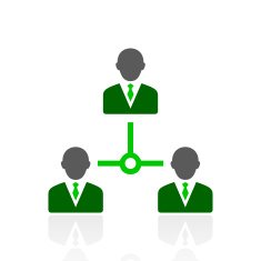 Leadership icon on a white background N11