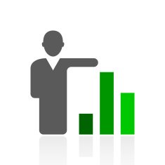 Businessman icon on a white background N114