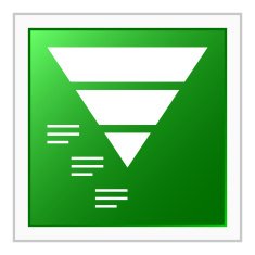Pyramid icon on a square button N15