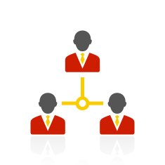 Leadership icon on a white background N12