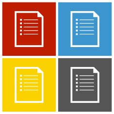 Document icon on square buttons N30
