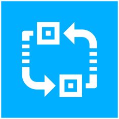 Conveyor icon on a blue background N5