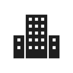 Office Building icon on a white background N48
