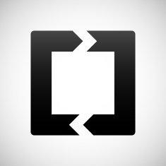 Chevron Chart icon on a white background N42