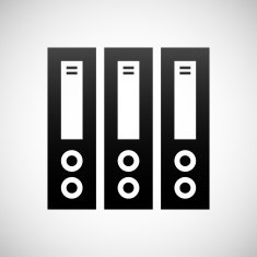 Computer Server icon on a white background N2