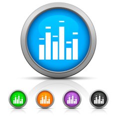 Equalizer icon on round buttons N2