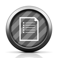 Document icon on a round button N123