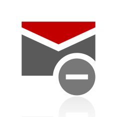 Email icon on a white background N4