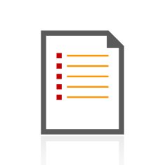 Document icon on a white background N93