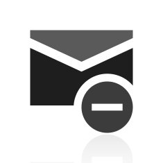 Email icon on a white background N5