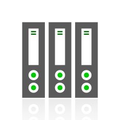 Computer Server icon on a white background N6