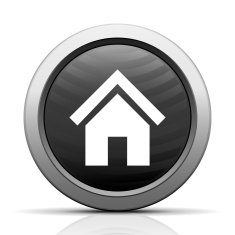 Home icon on a round button N46