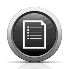 Document icon on a round button N125