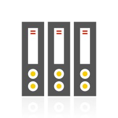 Computer Server icon on a white background N7