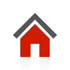 Home icon on a white background N35