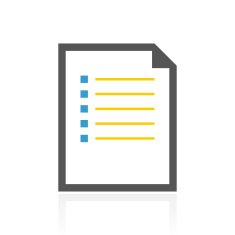 Document icon on a white background N96