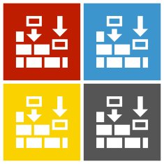 Wall icon on square buttons N11