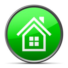 Home icon on a round button N51