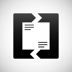 Chevron Chart icon on a white background N49