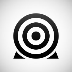 Target icon on a white background N48