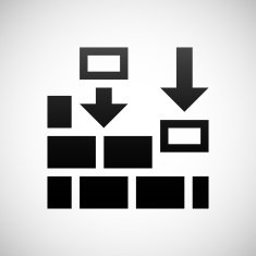 Wall icon on a white background N37