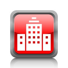 Office Building icon on a square button N36