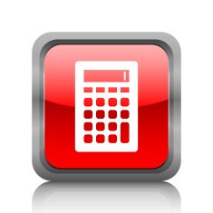 Calculator icon on a square button N3