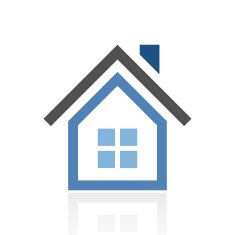 Home icon on a white background N38