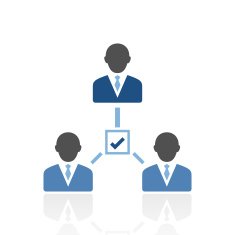 Leadership icon on a white background N16