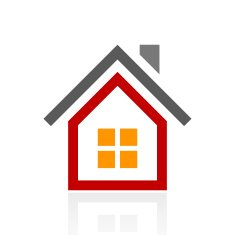 Home icon on a white background N39