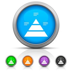 Pyramid icon on round buttons N8