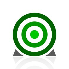Target icon on a white background N51