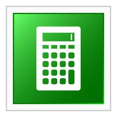 Calculator icon on a square button N4
