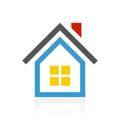 Home icon on a white background N42