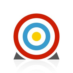 Target icon on a white background N52