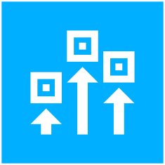 Logistics icon on a blue background N9