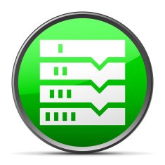 Flowchart icon on a round button N154