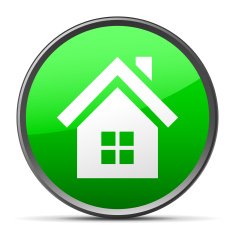 Home icon on a round button N59