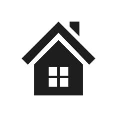 Home icon on a white background N43