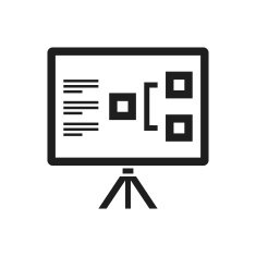 Presentation icon on a white background N15