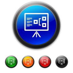 Presentation icon on round buttons N5