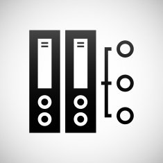 Computer Server icon on a white background N16