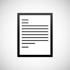 Document icon on a white background N97