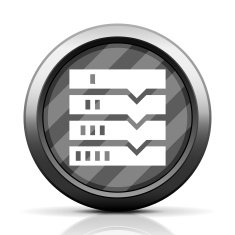 Flowchart icon on a round button N158 free image download