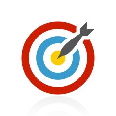 Target icon on a white background N59