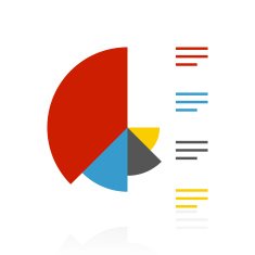 Coxcomb Chart icon on a white background N40