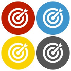 Target icon on circle buttons N16