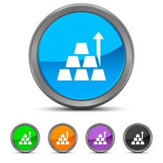 Gold icon on circle buttons N2