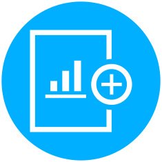 Document icon on a round button N139