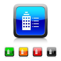 Office Building icon on color buttons N11